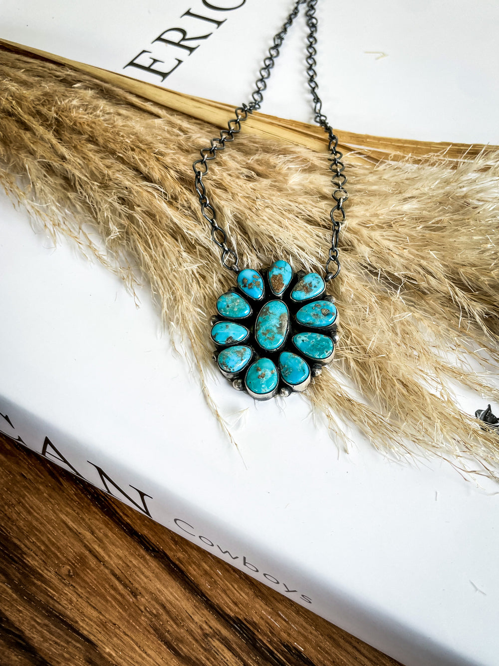 Creek Don't Rise Cluster Necklace
