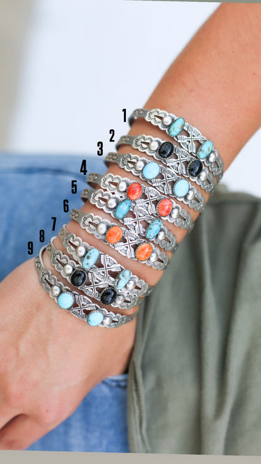 The Two Stone Arrow Cuff