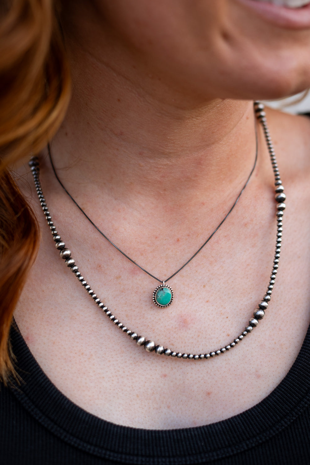 18 inch Petite Turquoise Necklace