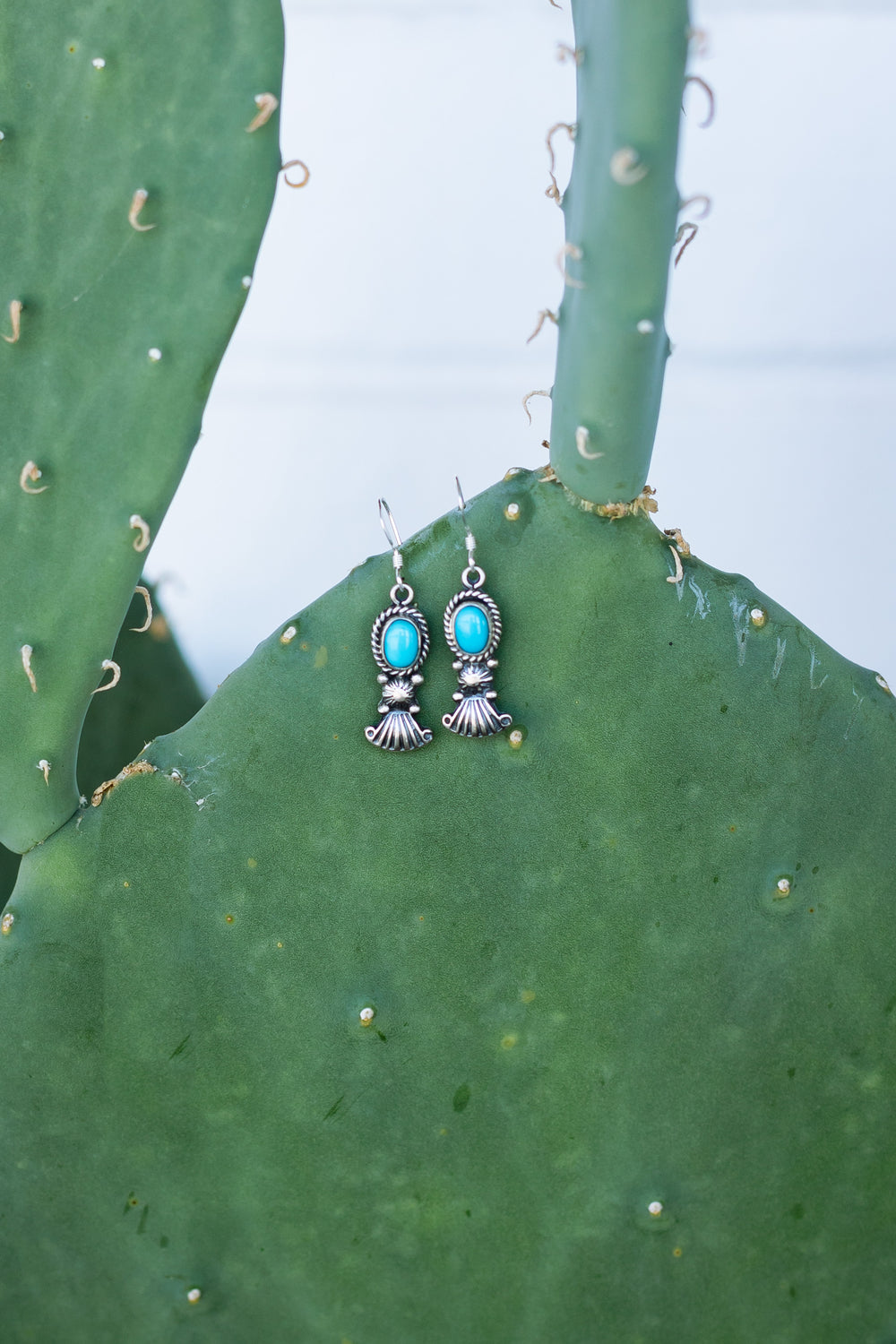 Dainty Turquoise Dangle Earrings