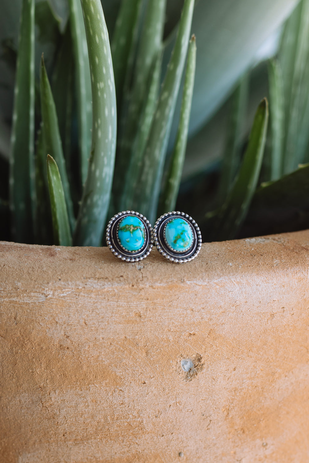 Sonoran Gold Oval Studs