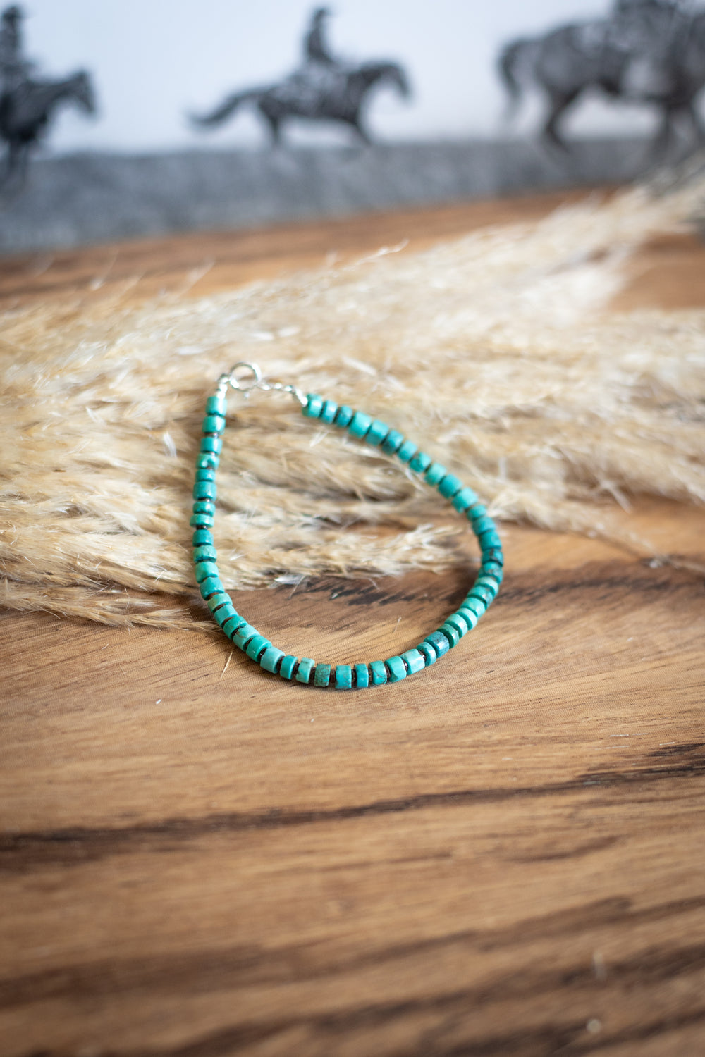 Rolled Turquoise Bracelet