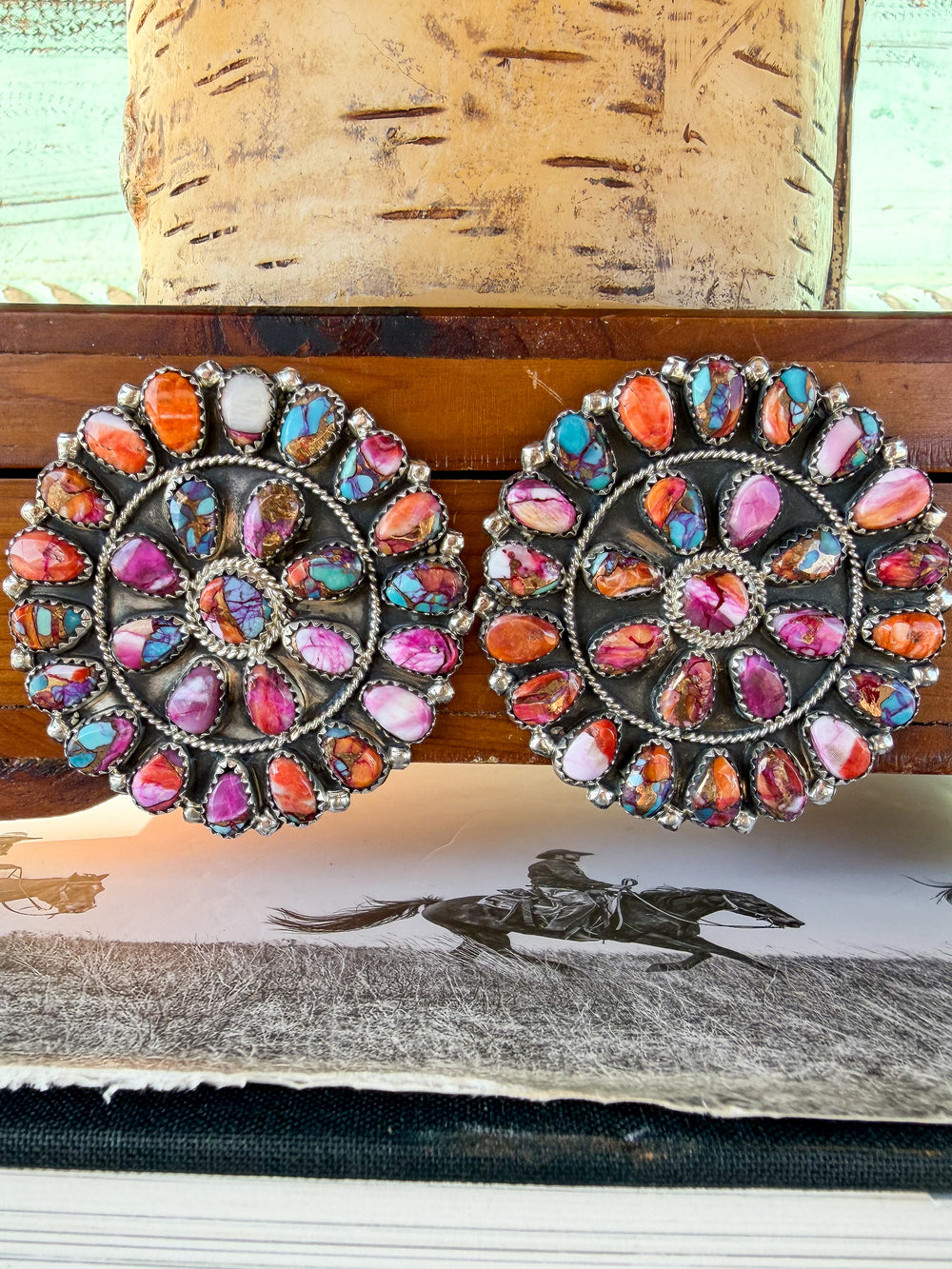 2 Inch Pink Dahlia Earrings 2.0