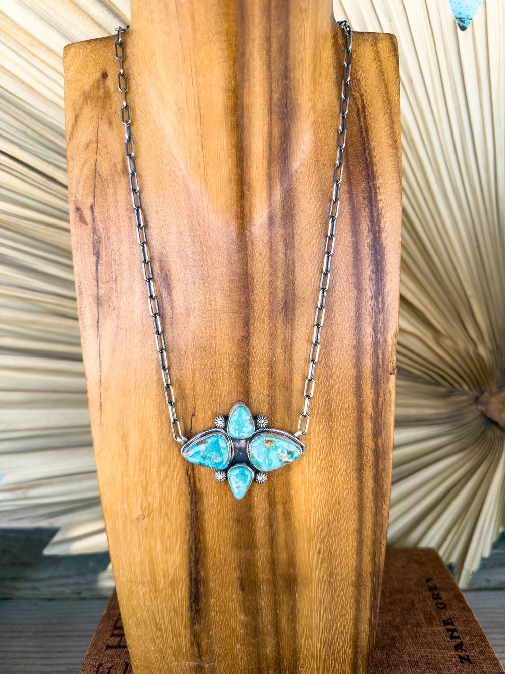 4 Stone Fox Turquoise Necklace 1.0