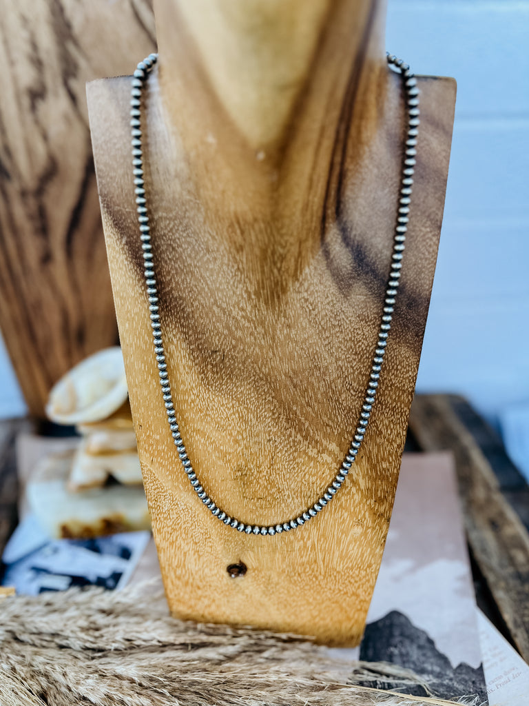 4 mm Desert Navajo Pearl Necklace — PUNCHY'S