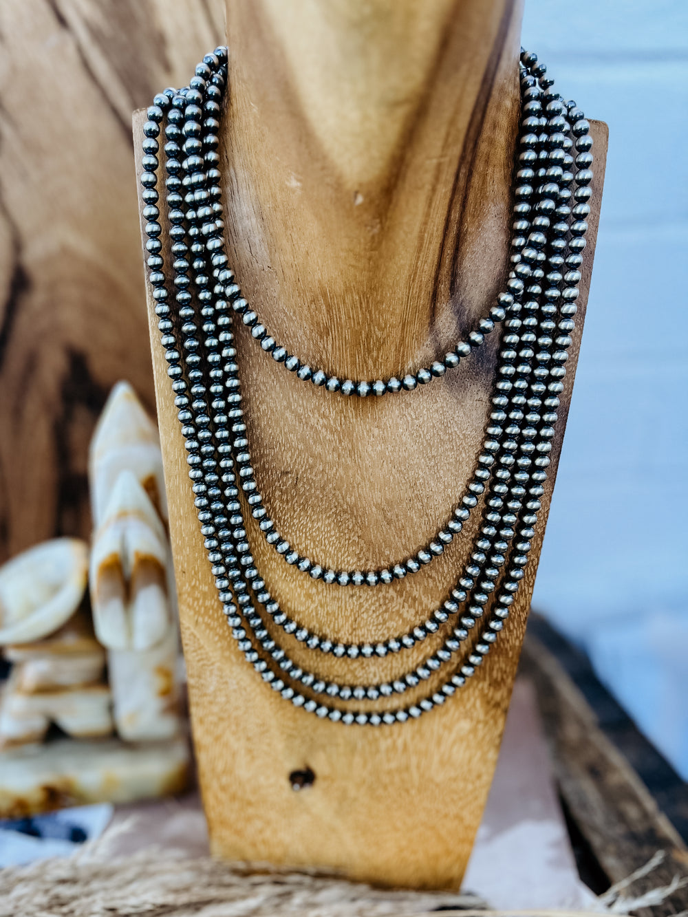 5 mm Desert Navajo Pearl Necklace