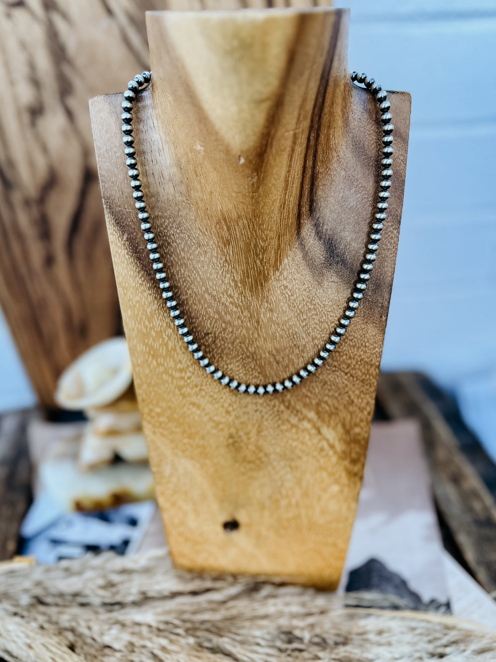 5 mm Desert Navajo Pearl Necklace