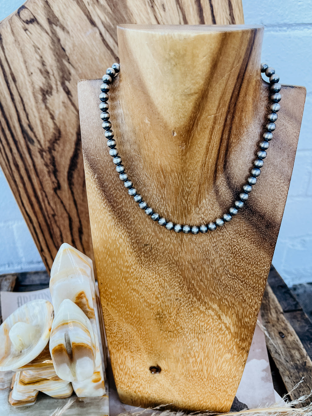 6 mm Desert Navajo Pearl Necklace