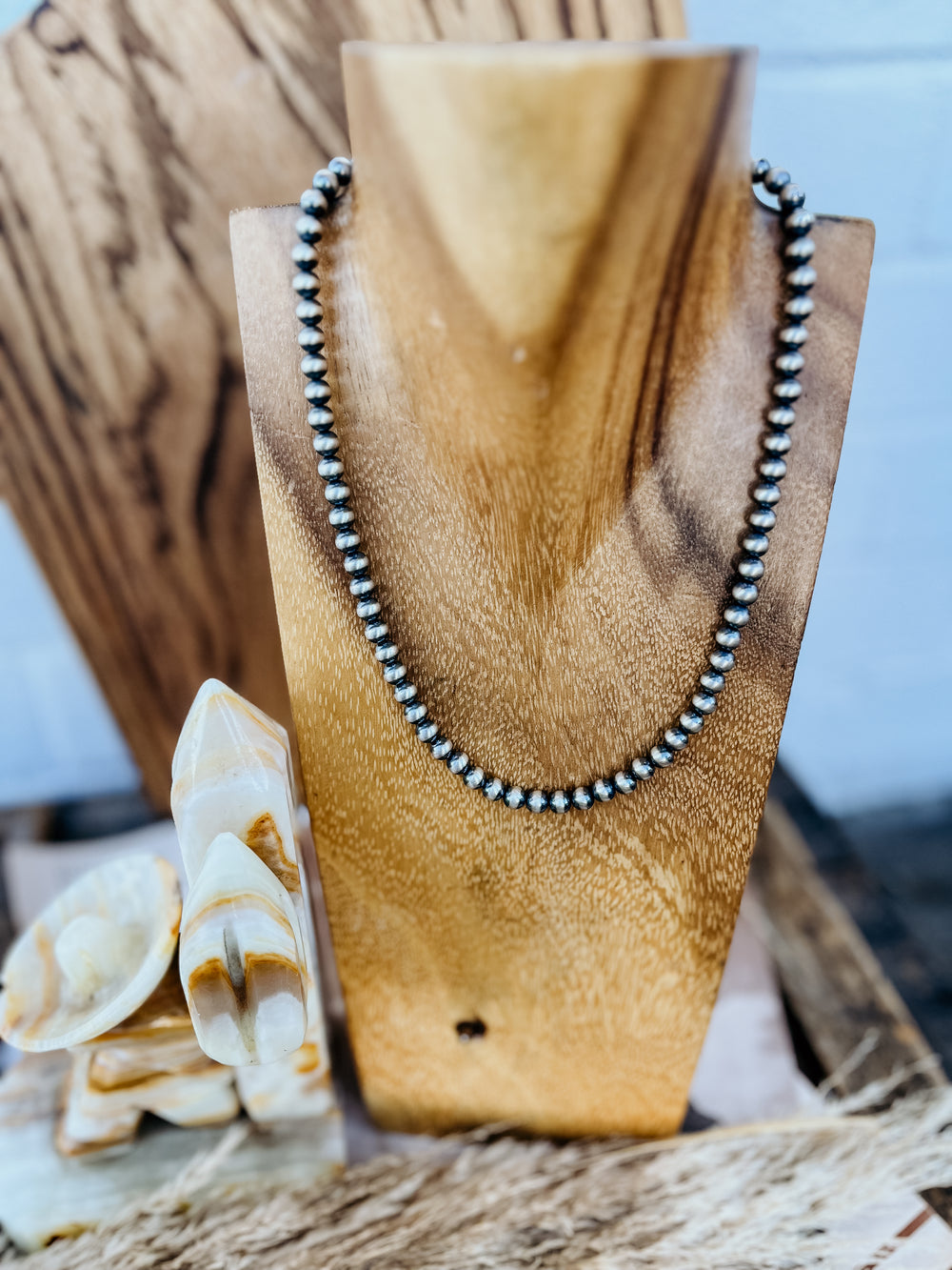 6 mm Desert Navajo Pearl Necklace