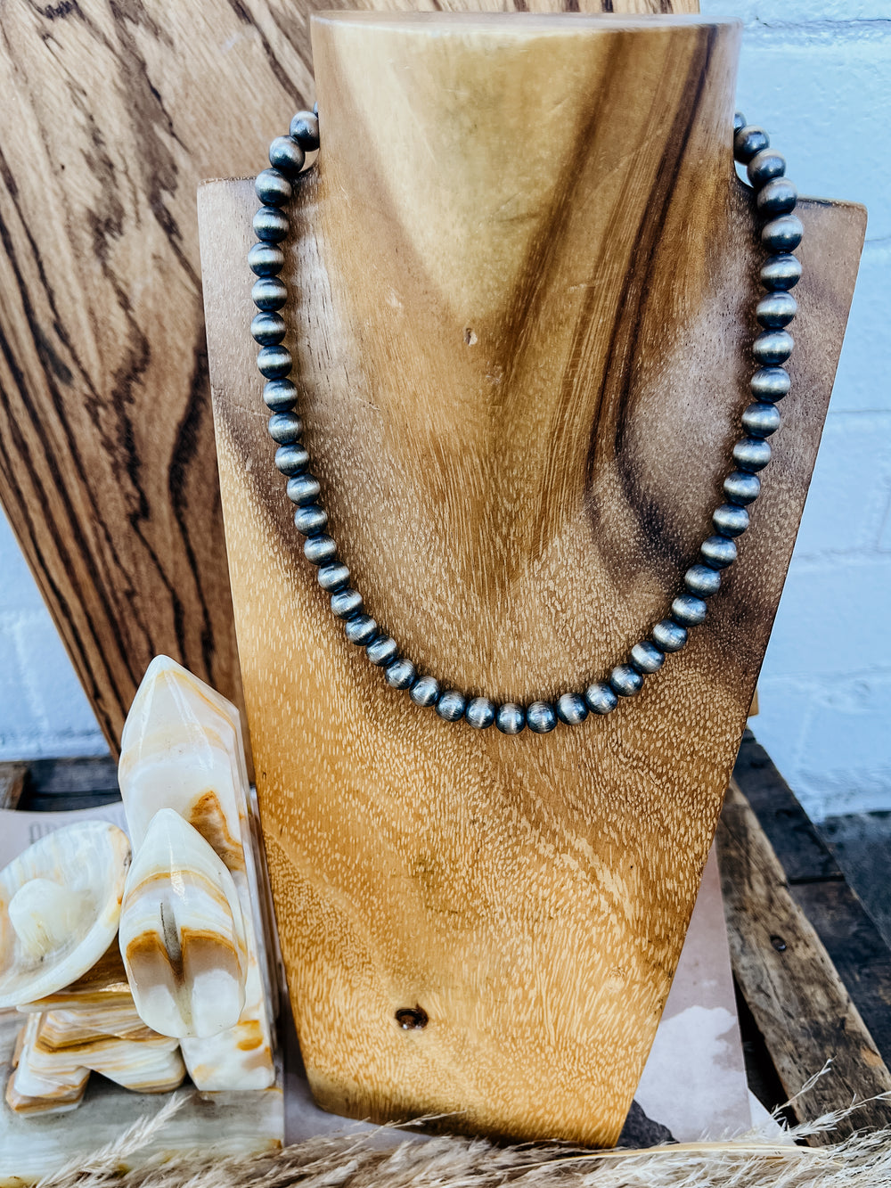 8 mm Desert Navajo Pearl Necklace