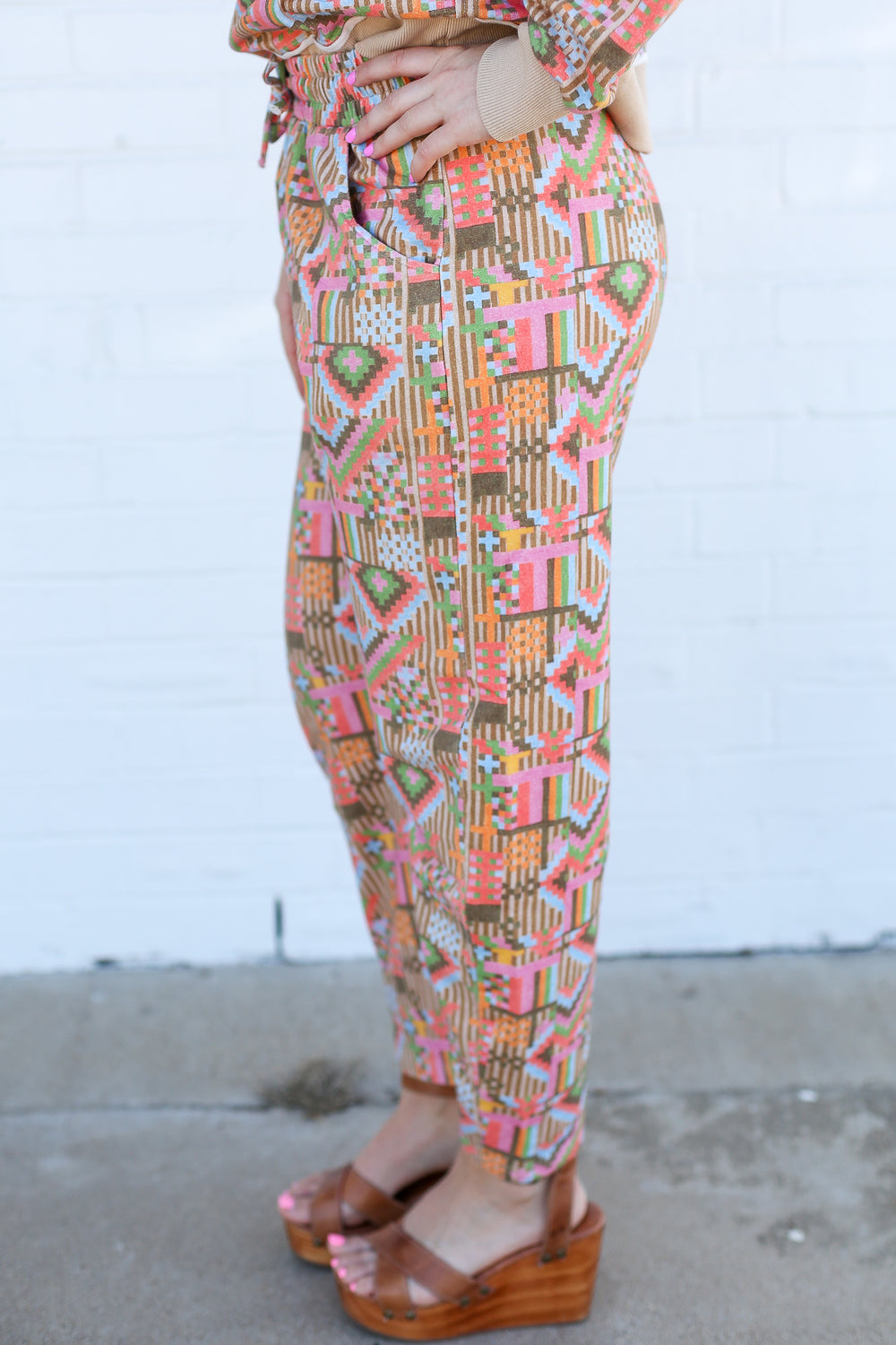 Ada Aztec Comfy Barrel Pant