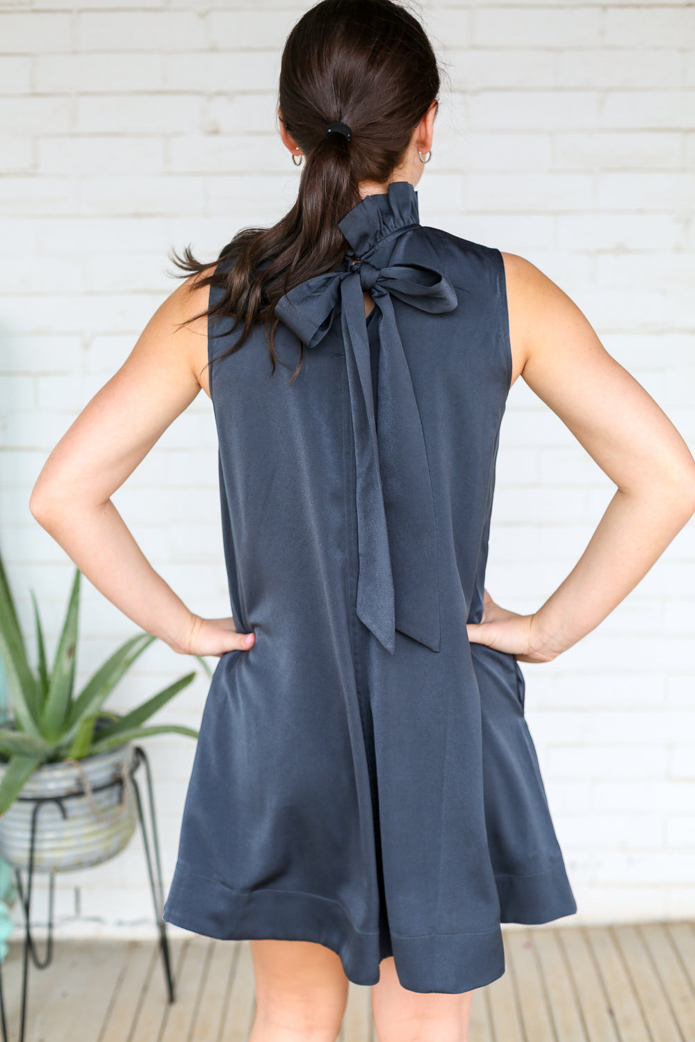 Ash Black Mini Dress