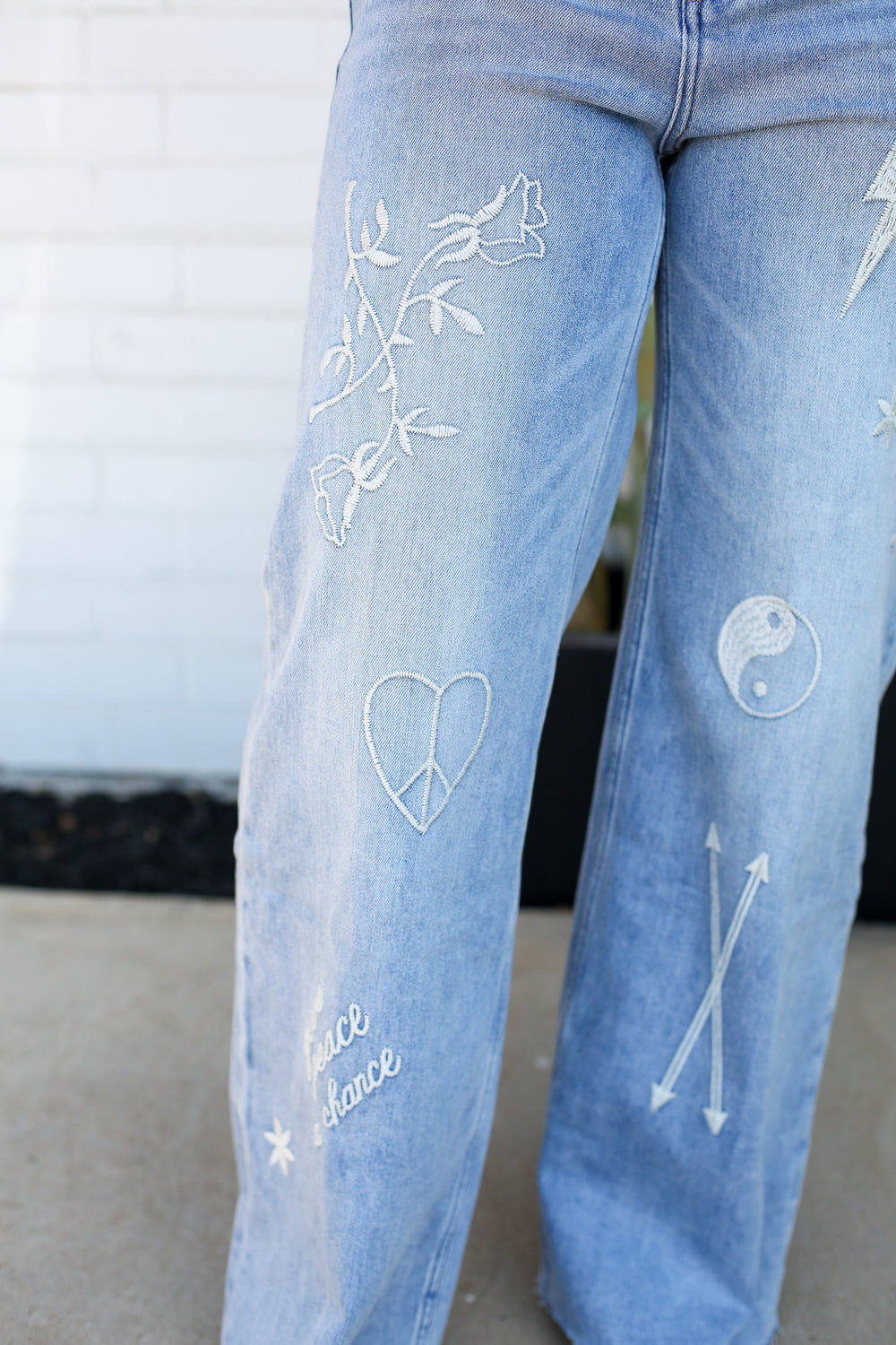 Audrey High Rise Raw Cut Sketchbook Fade Jeans
