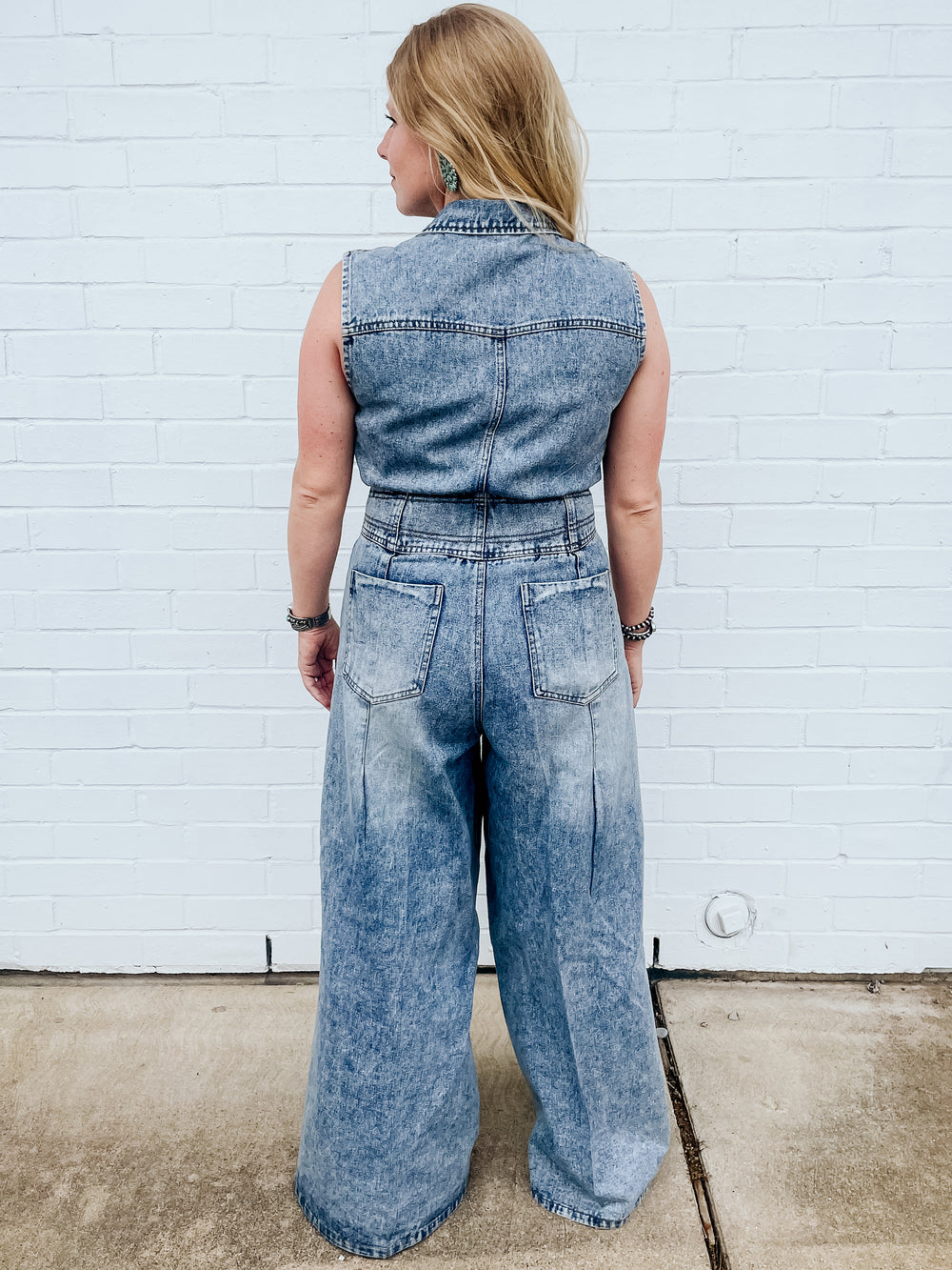 Riveter Wide Leg Jumpsuit