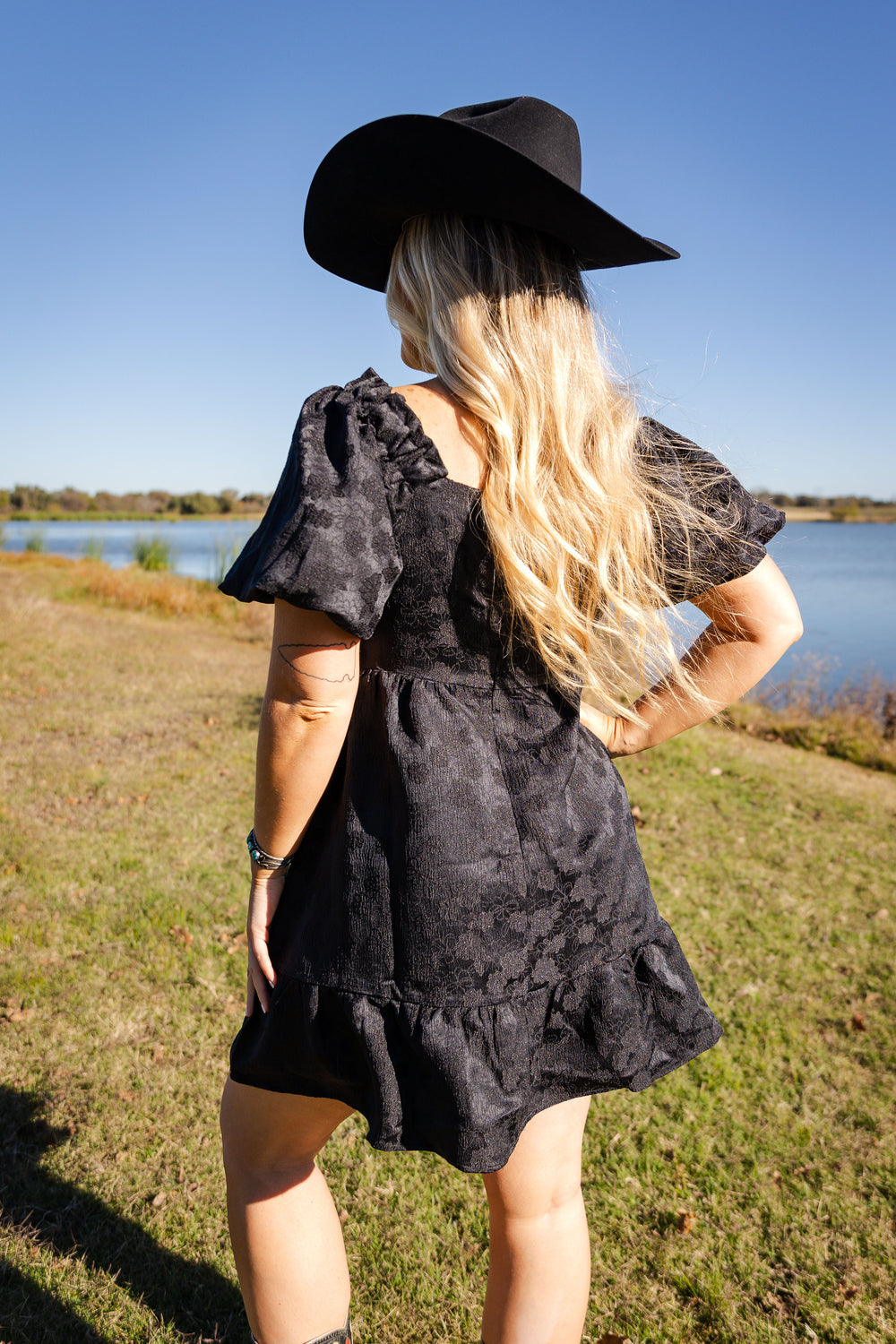 Black Floral Dress