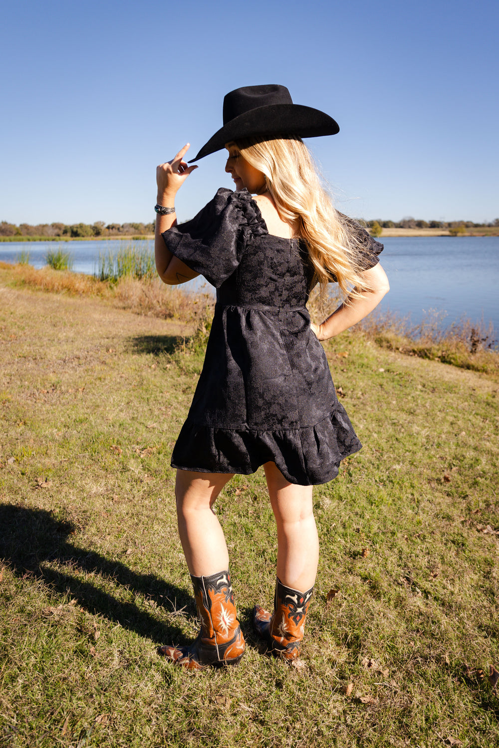 Black Floral Dress