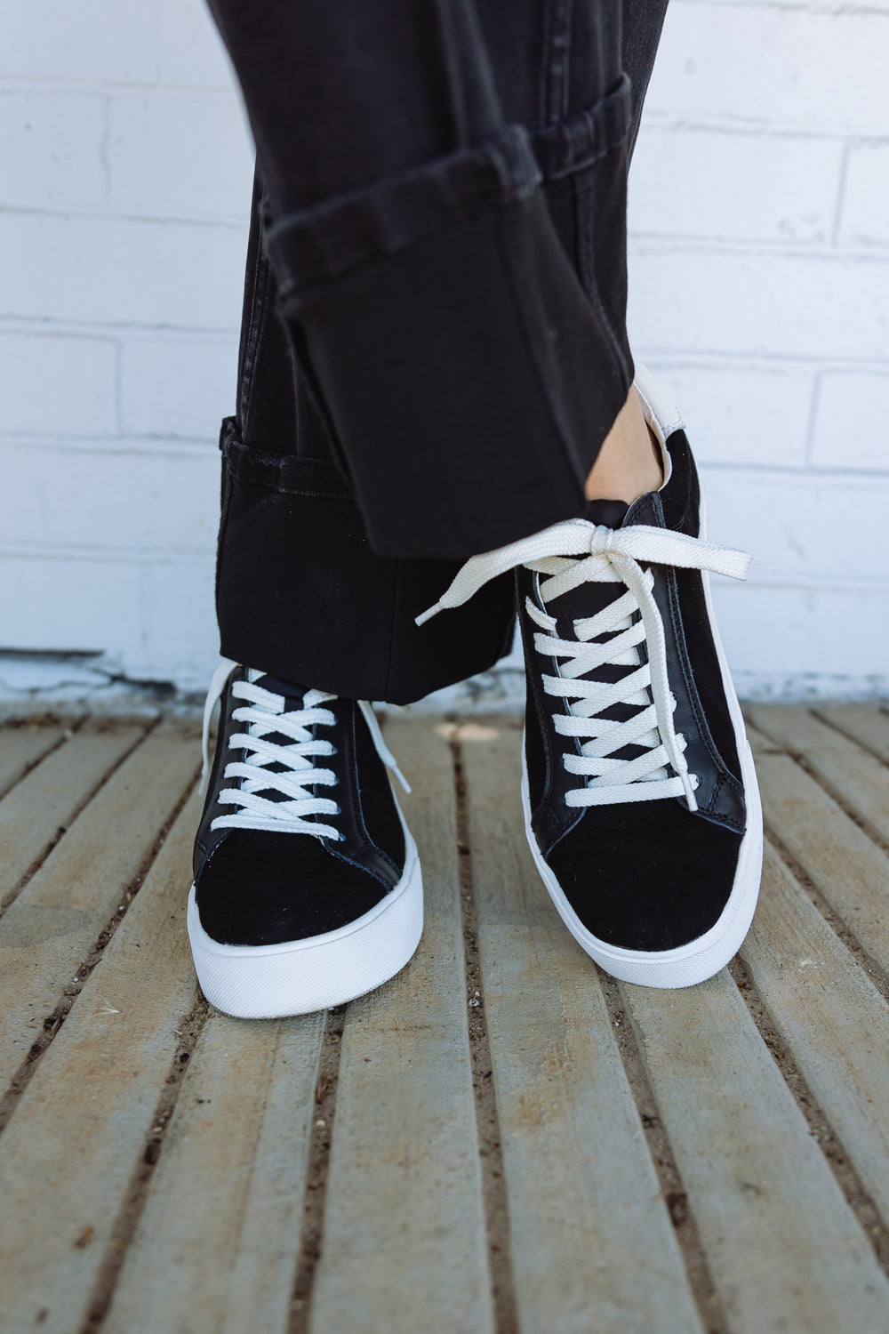 Black Platform Sneakers