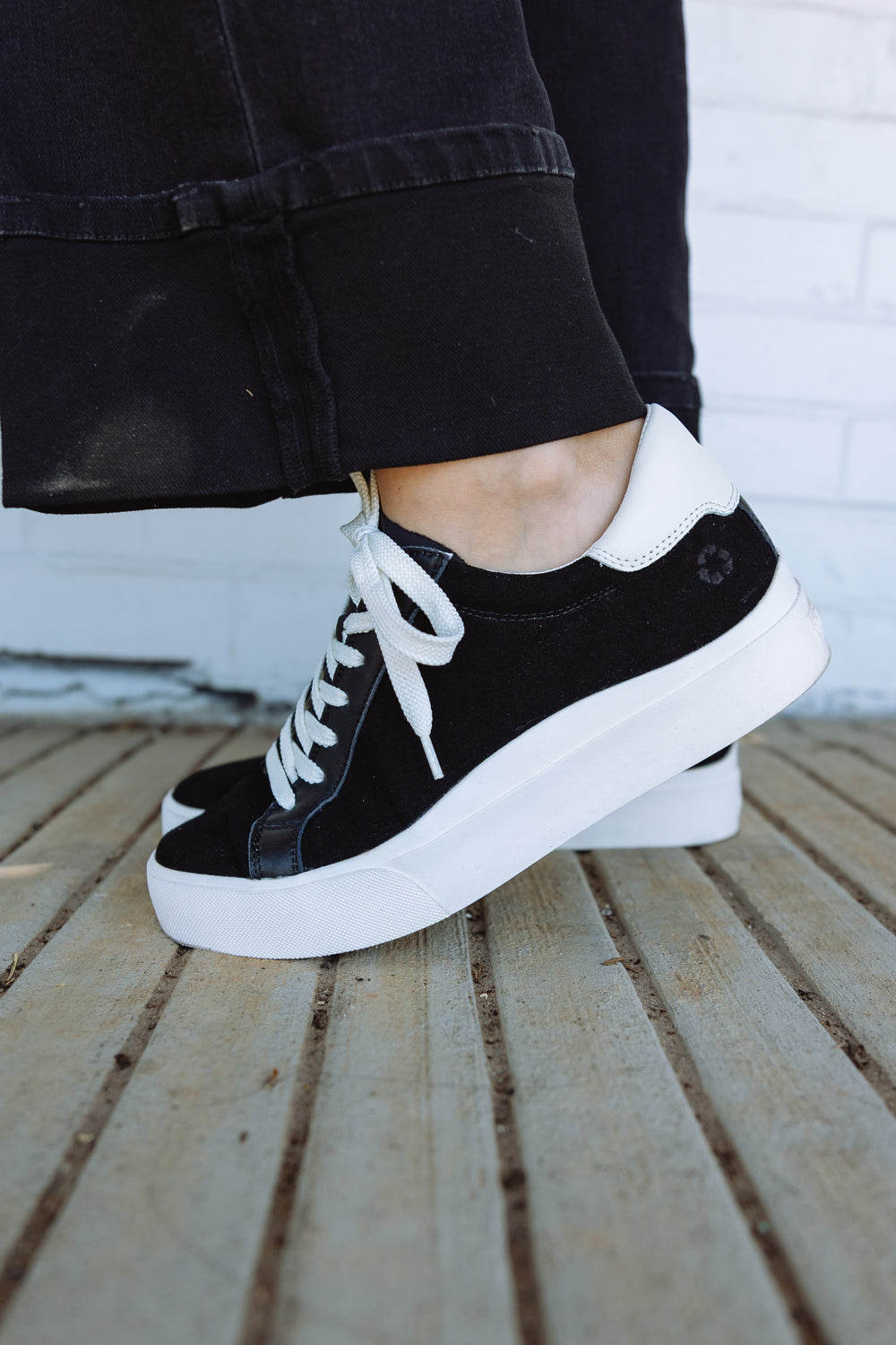 Black Platform Sneakers