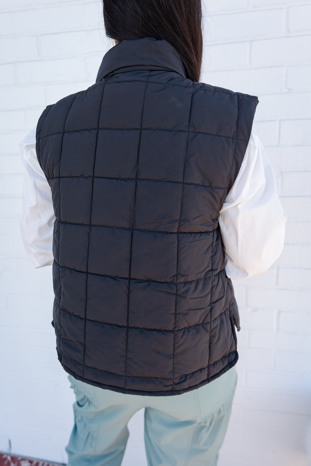 Black Puffer Vest