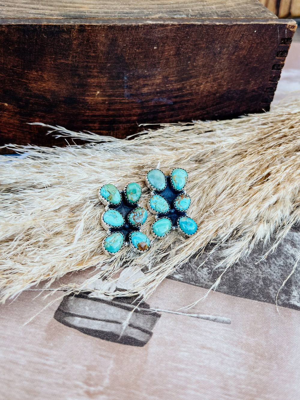 Big 6 Turquoise Earrings