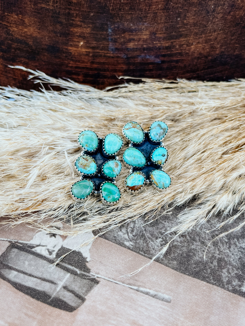 Big 6 Turquoise Earrings