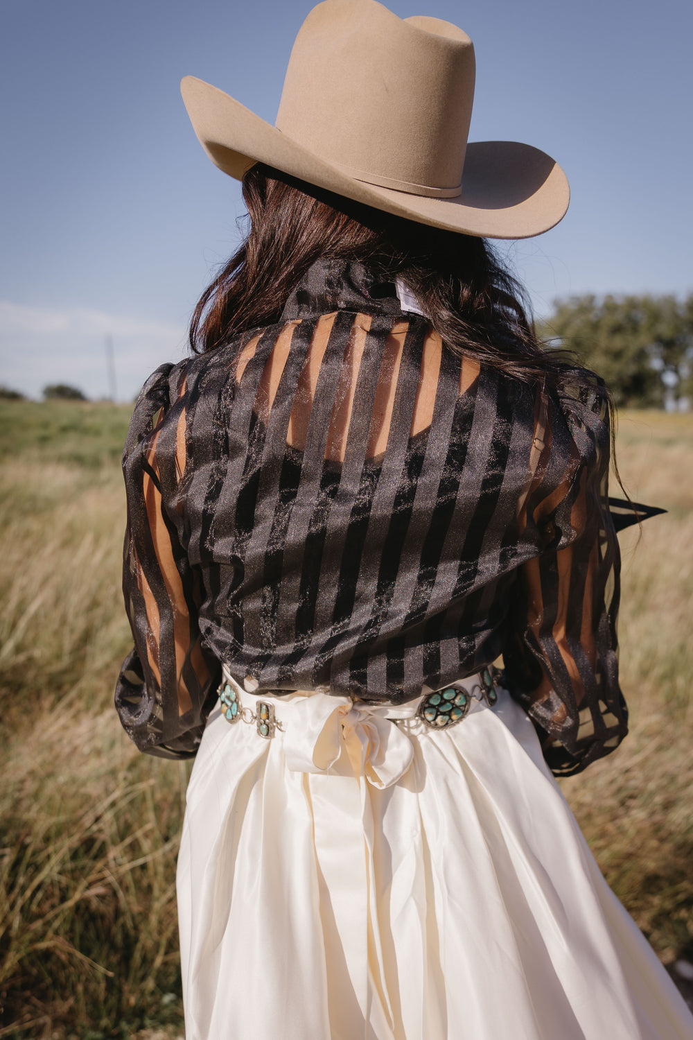 Black Bow Blouse