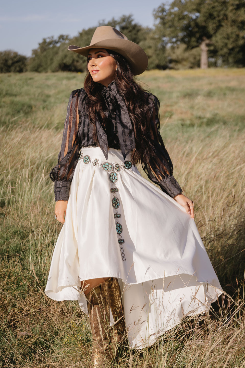 Black Bow Blouse