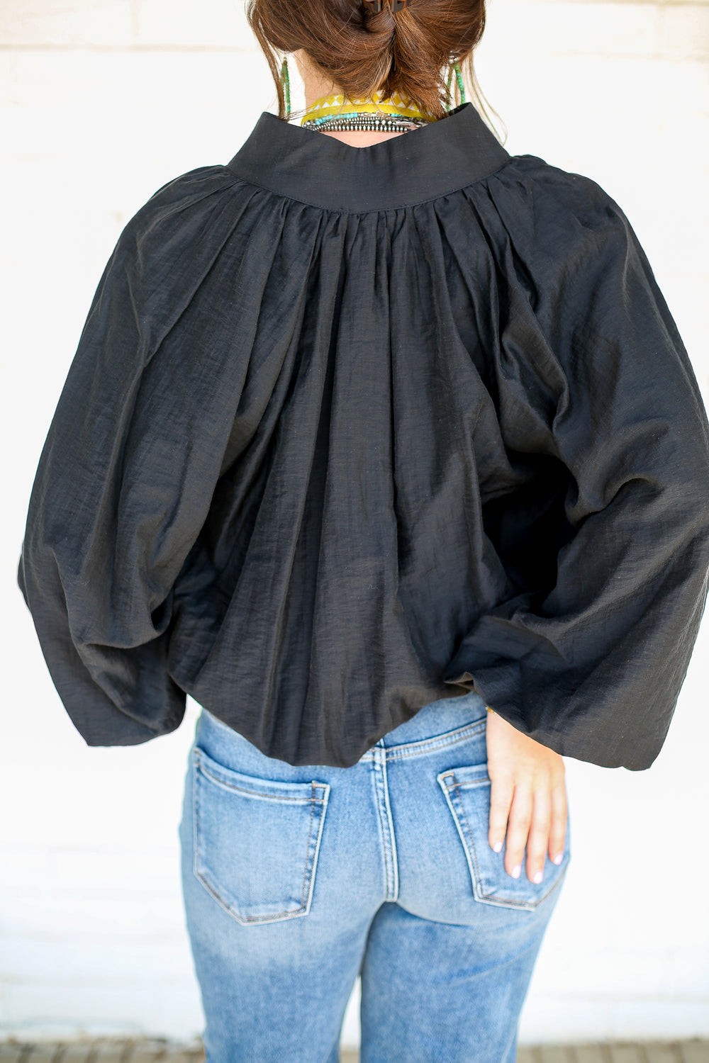 Black Janet Blouse