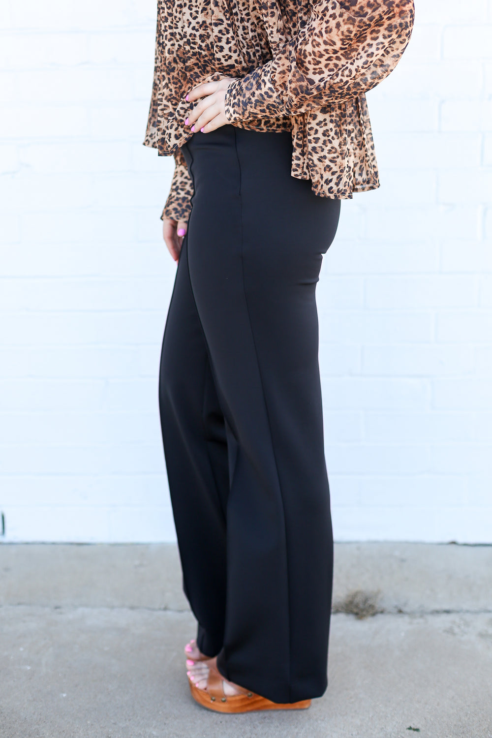 Black Rhea Slacks