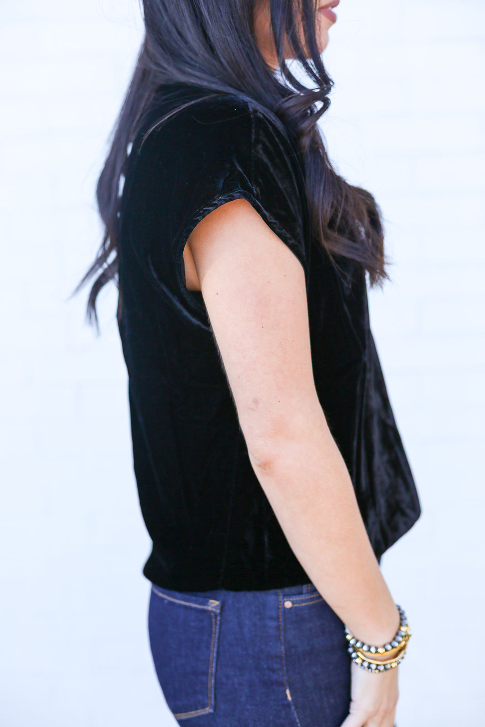 Black Velvet Kristen Blouse