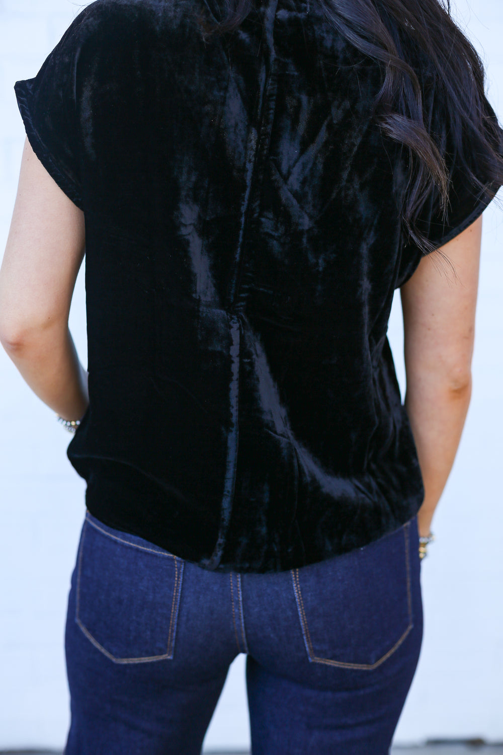 Black Velvet Kristen Blouse