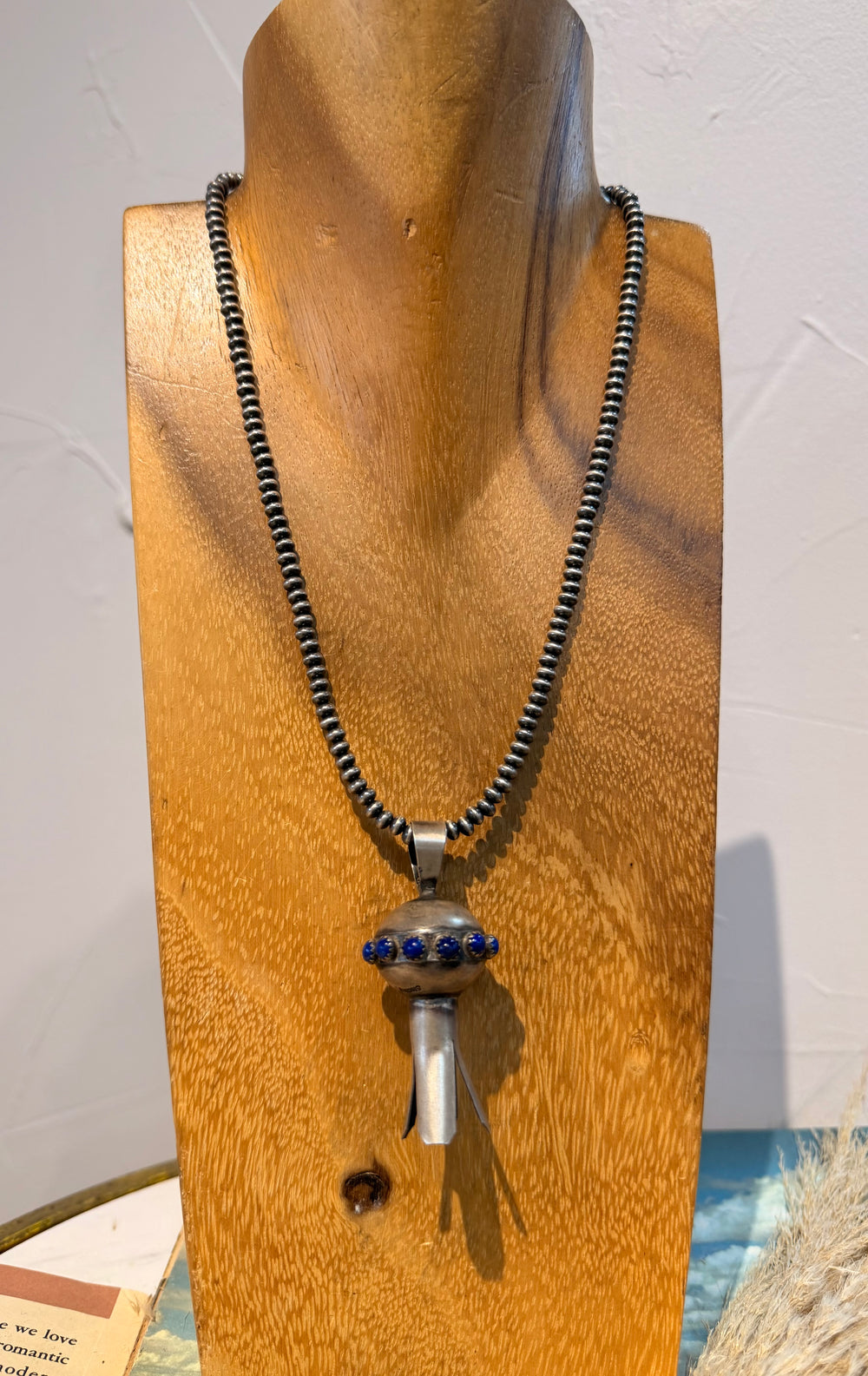 Blue Lapis Blossom Pendant
