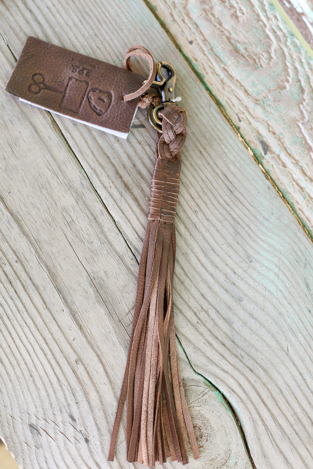 Brown Hook Tassel Charm