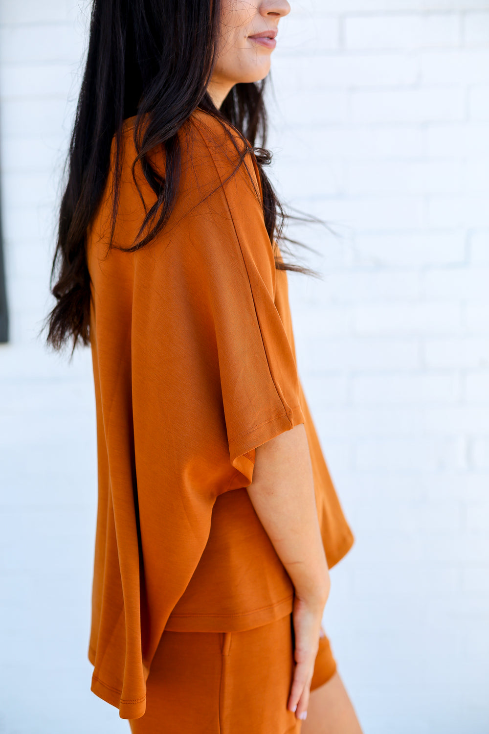 Burnt Amber Caxton Boatneck Top