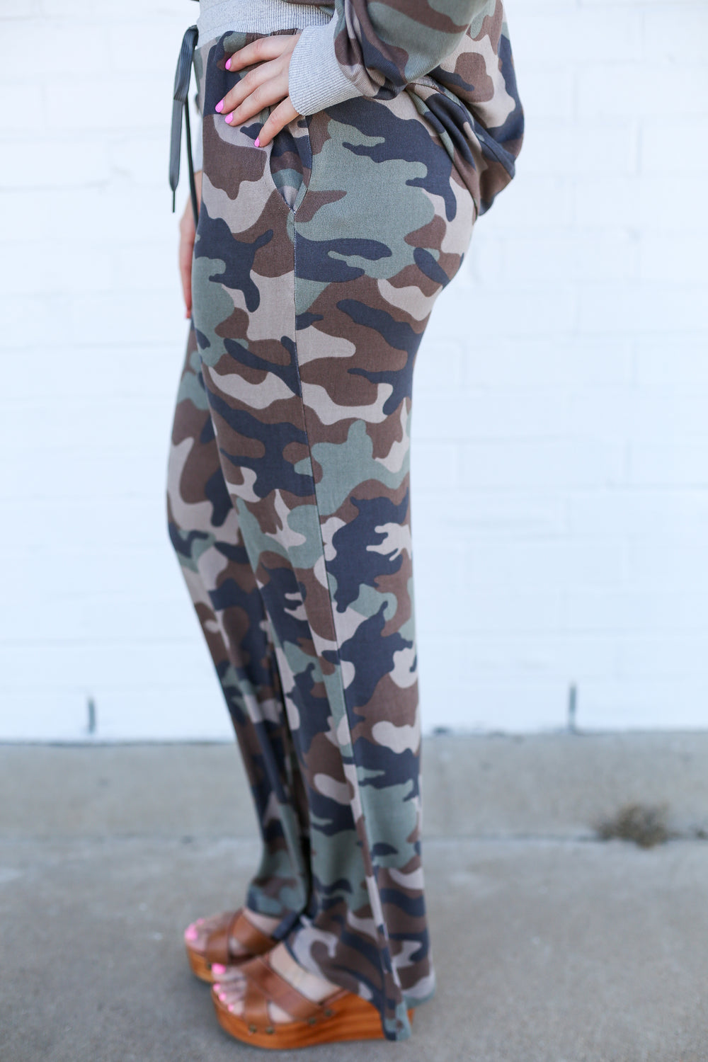 Buttery Soft Camo Print Pant