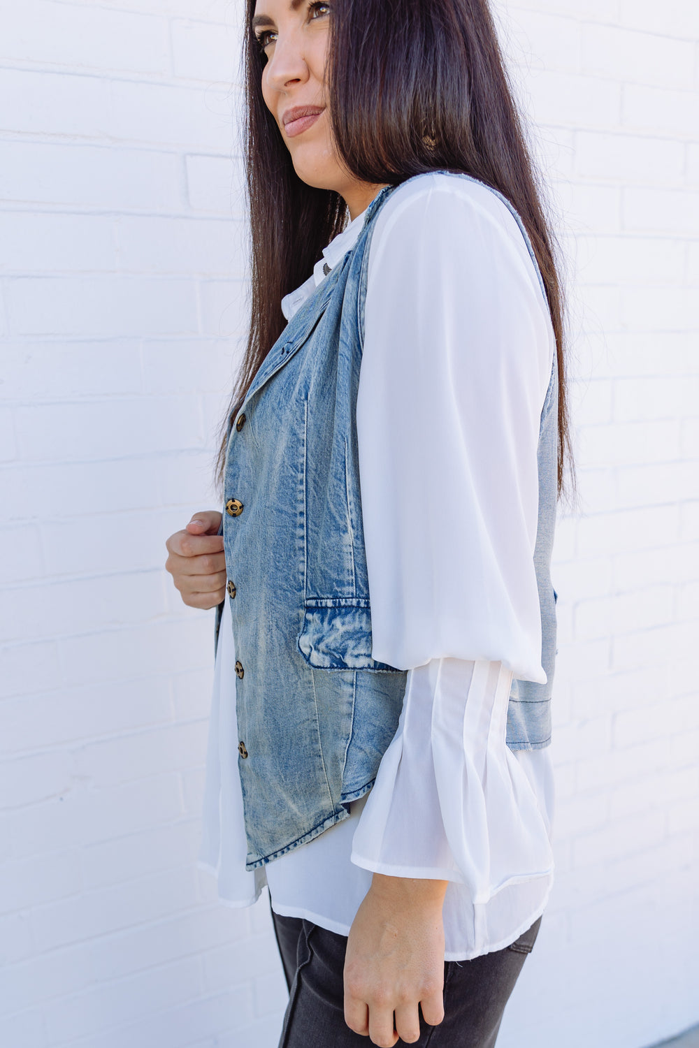 Chambray Vest