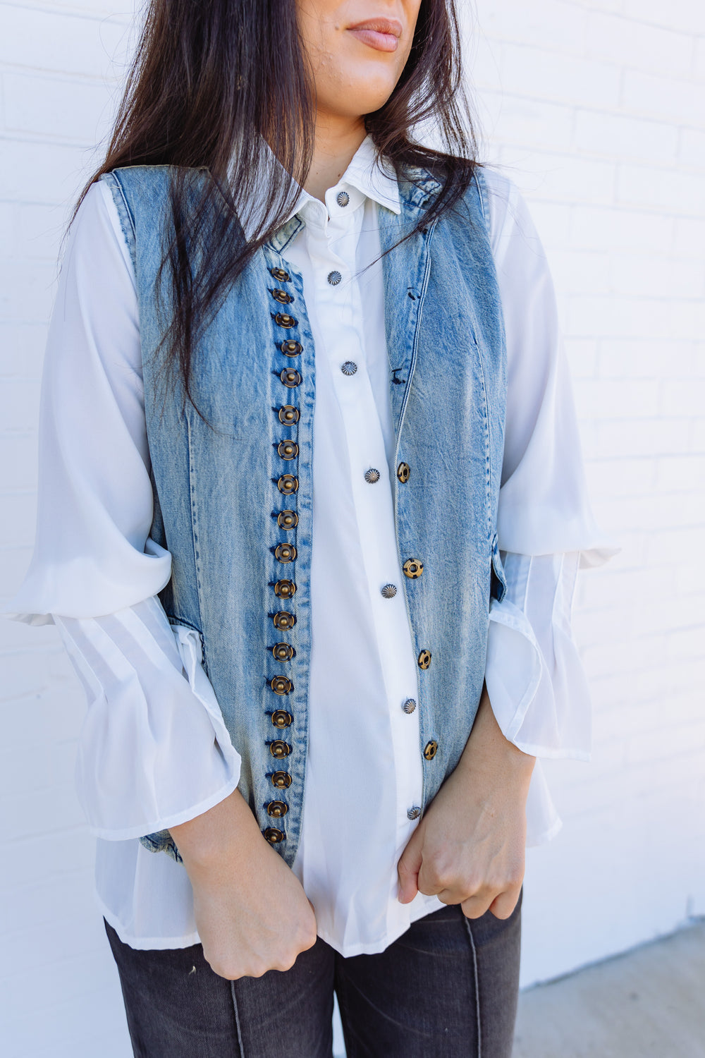 Chambray Vest