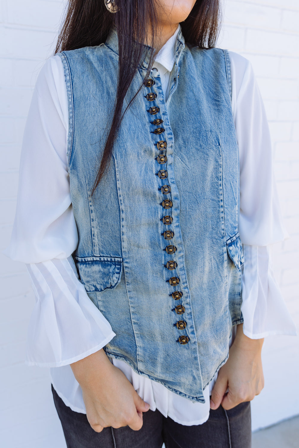 Chambray Vest