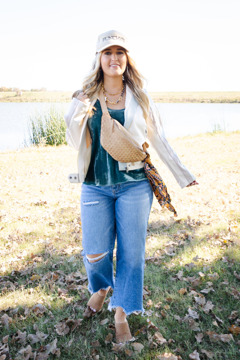 Color Block Moto Jacket