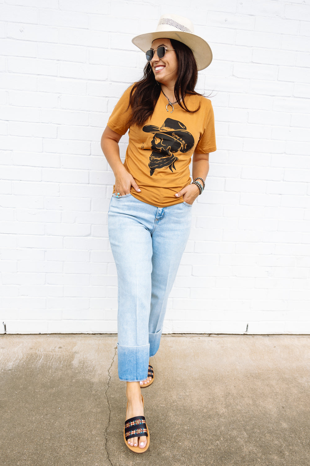 Cowboy to the Bone Tee