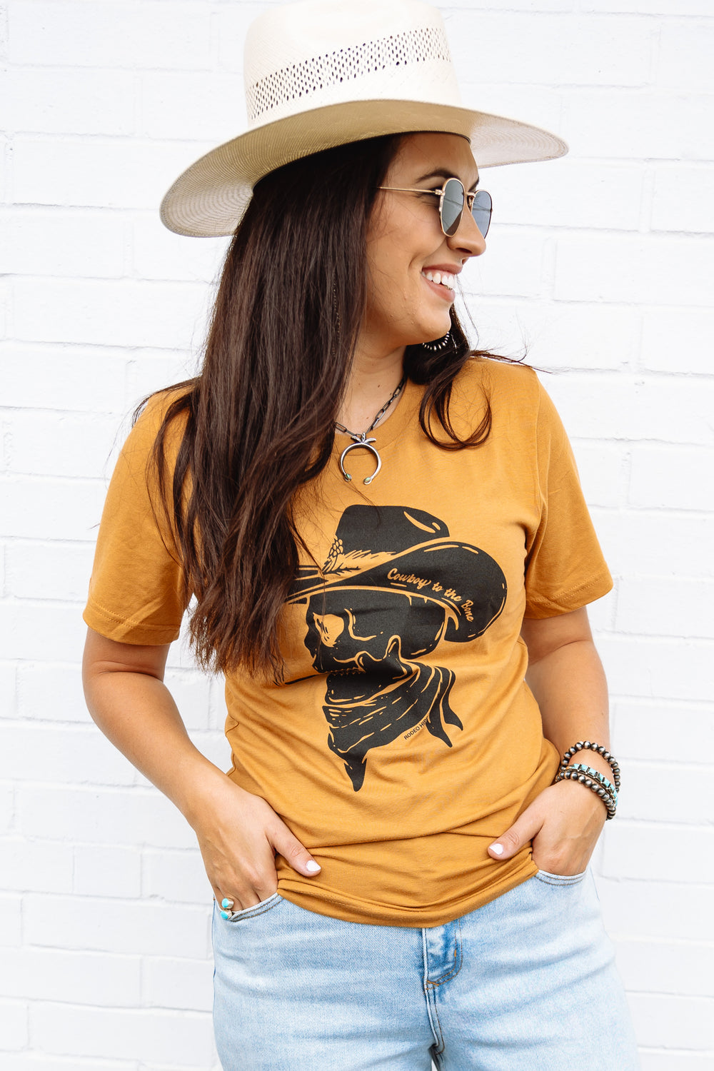 Cowboy to the Bone Tee