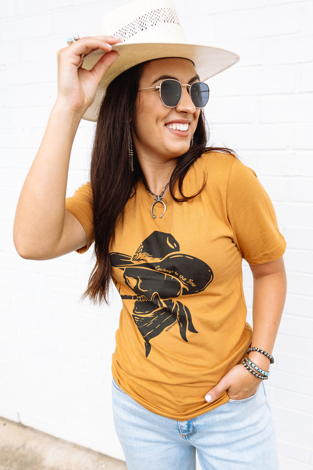 Cowboy to the Bone Tee