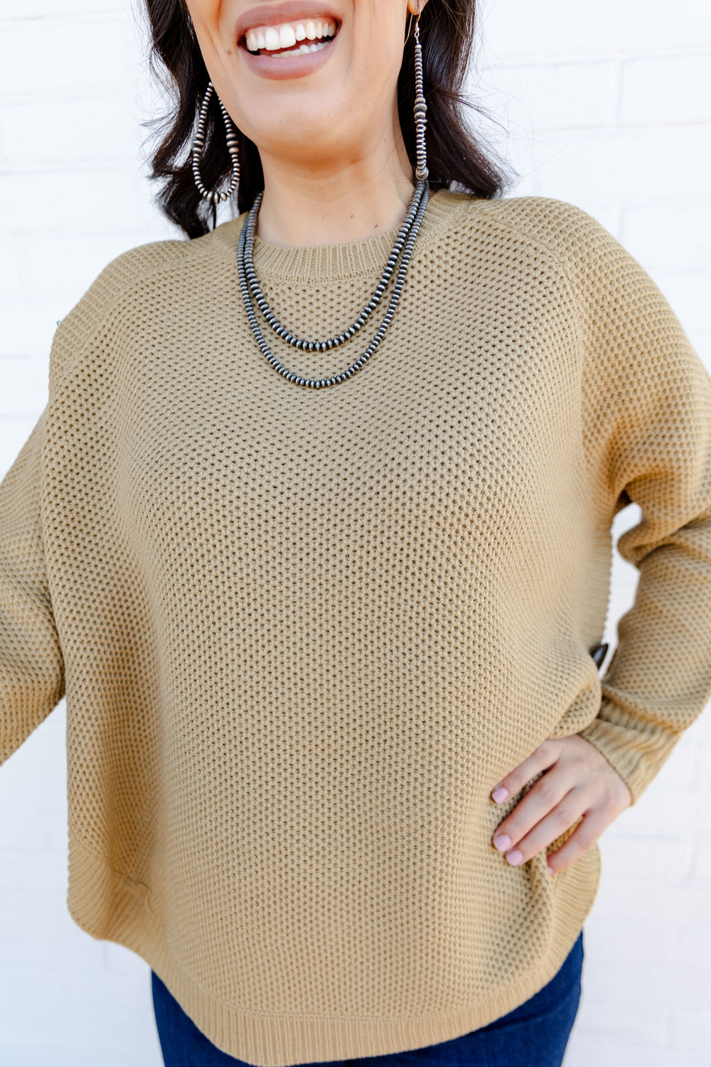 Cream Knit Sweater