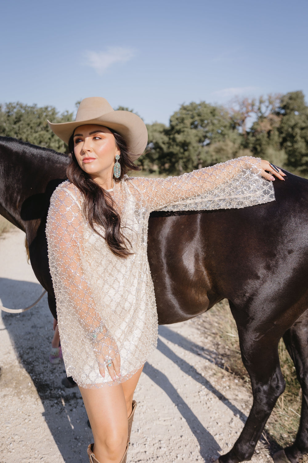 Champagne Pearl Dress