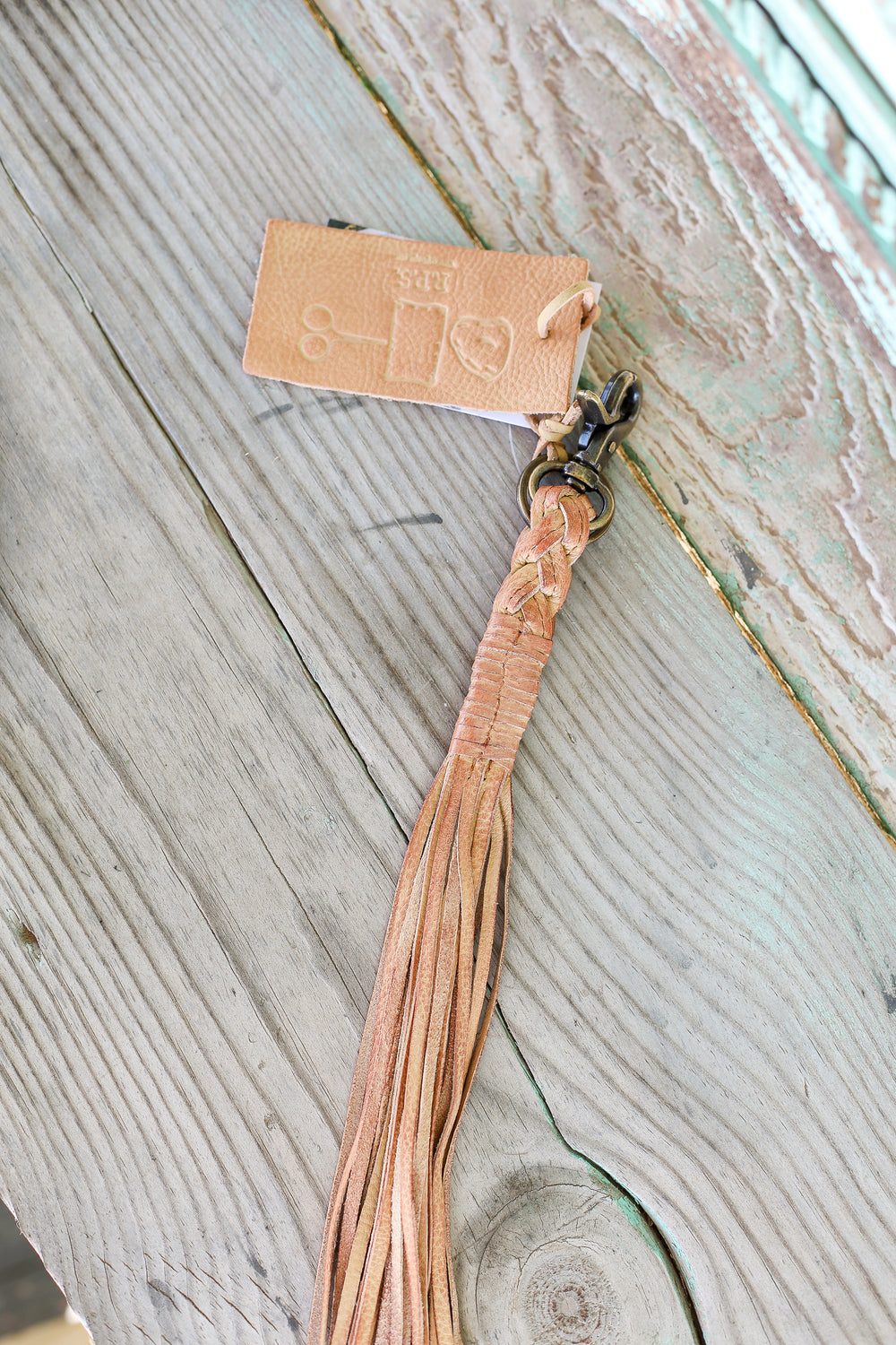 Cognac Hook Tassel Charm