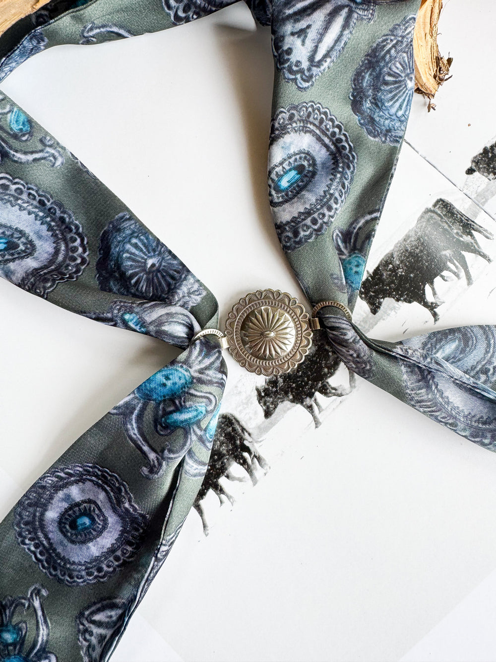 Small Corrales Concho Twilly Accessory