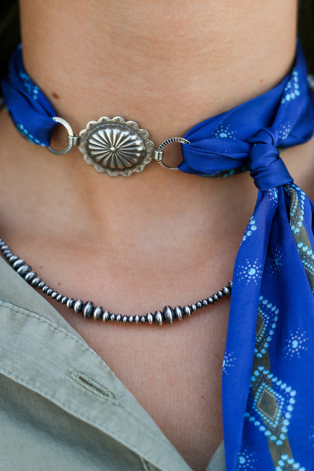 Small Raton Concho Twilly Accessory