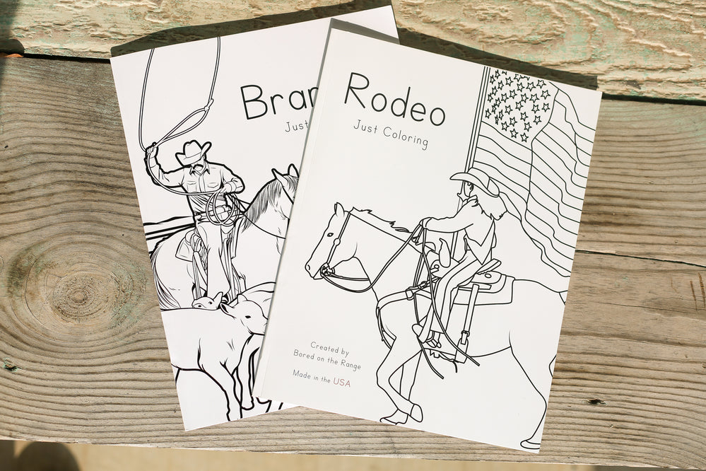 Cowboy Workbooks - Rodeo Coloring