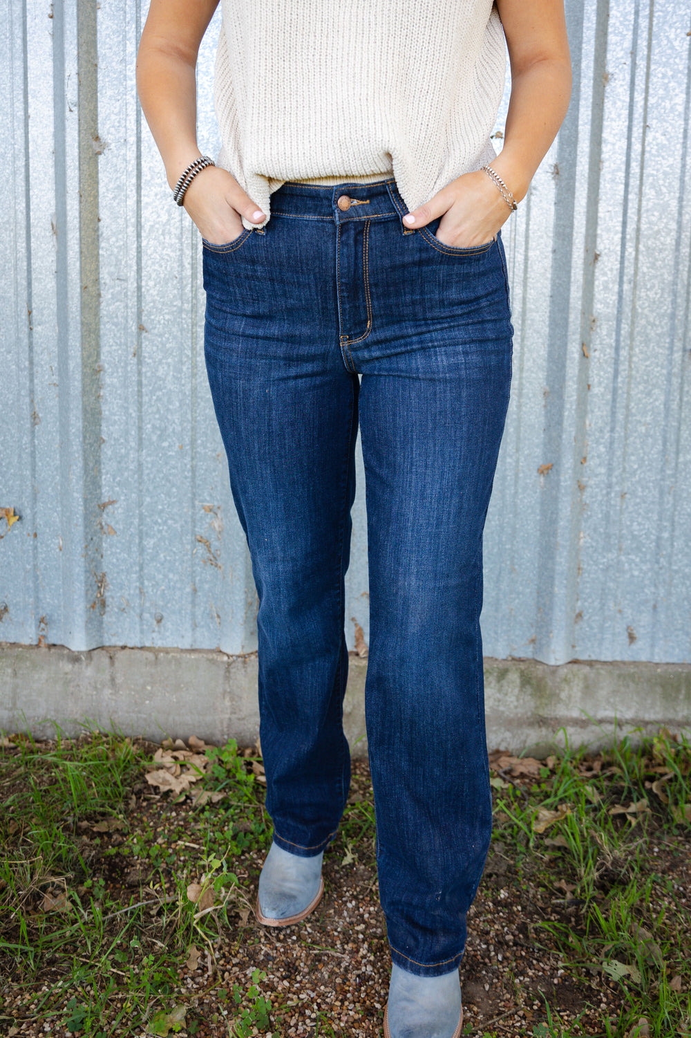 Dark Wash Bootcut Judy Blue Jeans