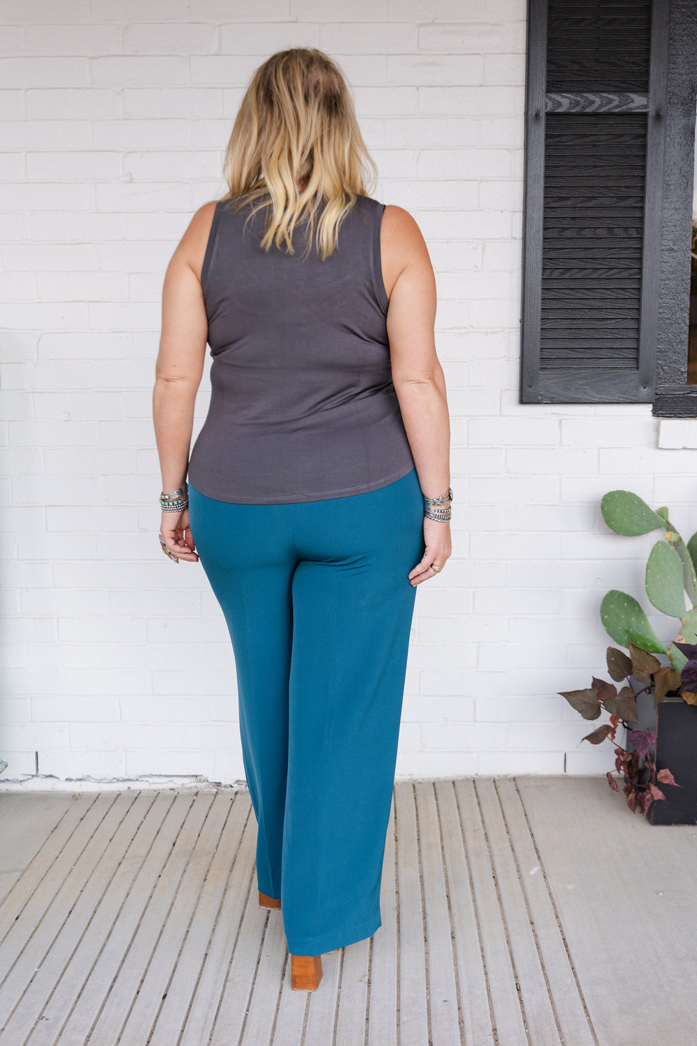 Deep Teal Trousers